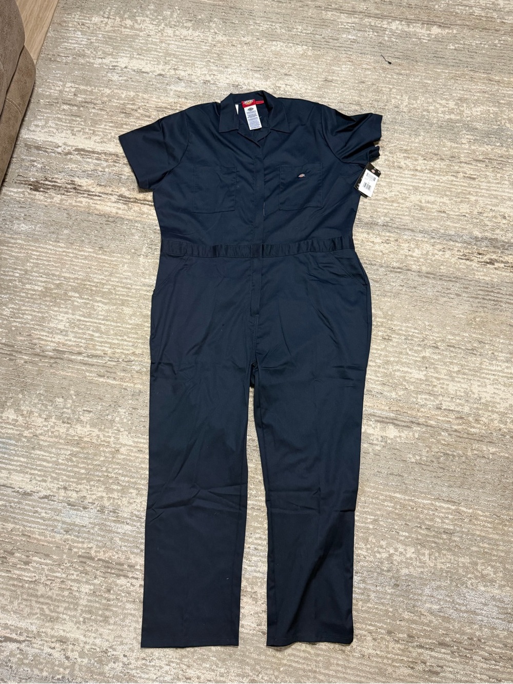Dickies Navy Short Sleeve Coverall Jumpsuit